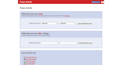 Desktop Screenshot of fuso-orario.com